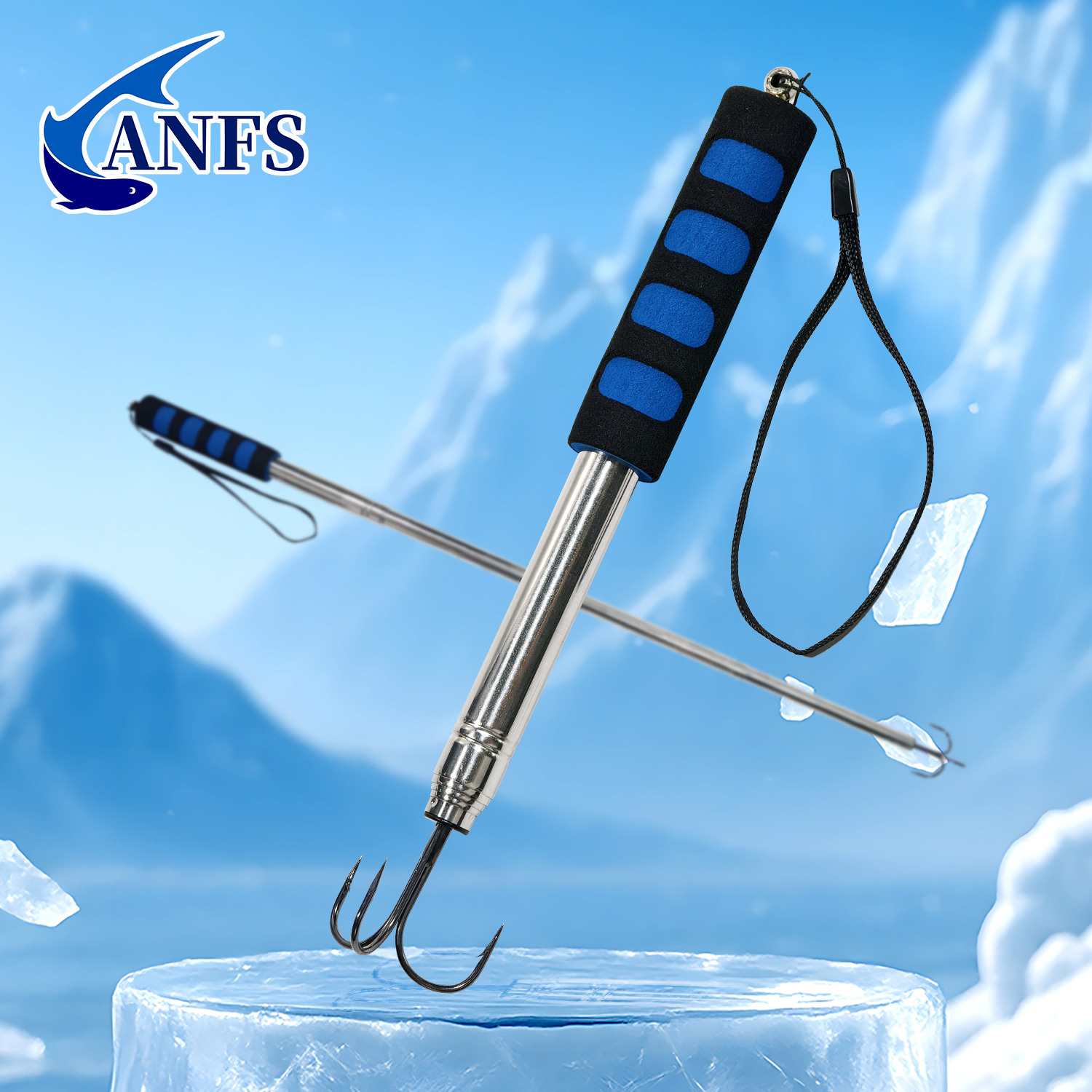 Fish Finder Gps - ANFS 1pcTelescopic Fishing Gaff dengan Kait