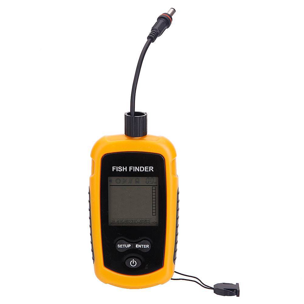Fishing Depth Finder - Alat Pendeteksi Ikan Sonar Portabel 100M,