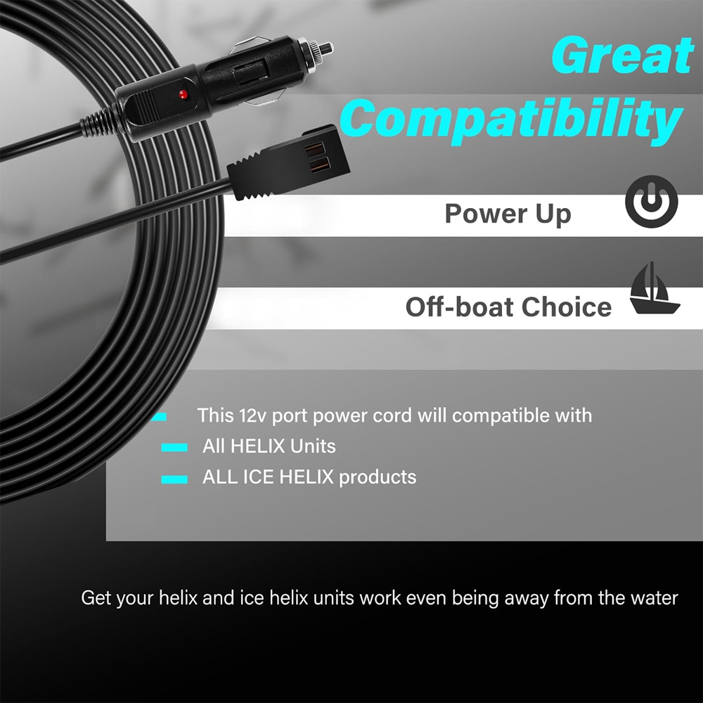 Kabel Daya Port DC 12V 720105- - Fish Finder Charger ulasan dan harga