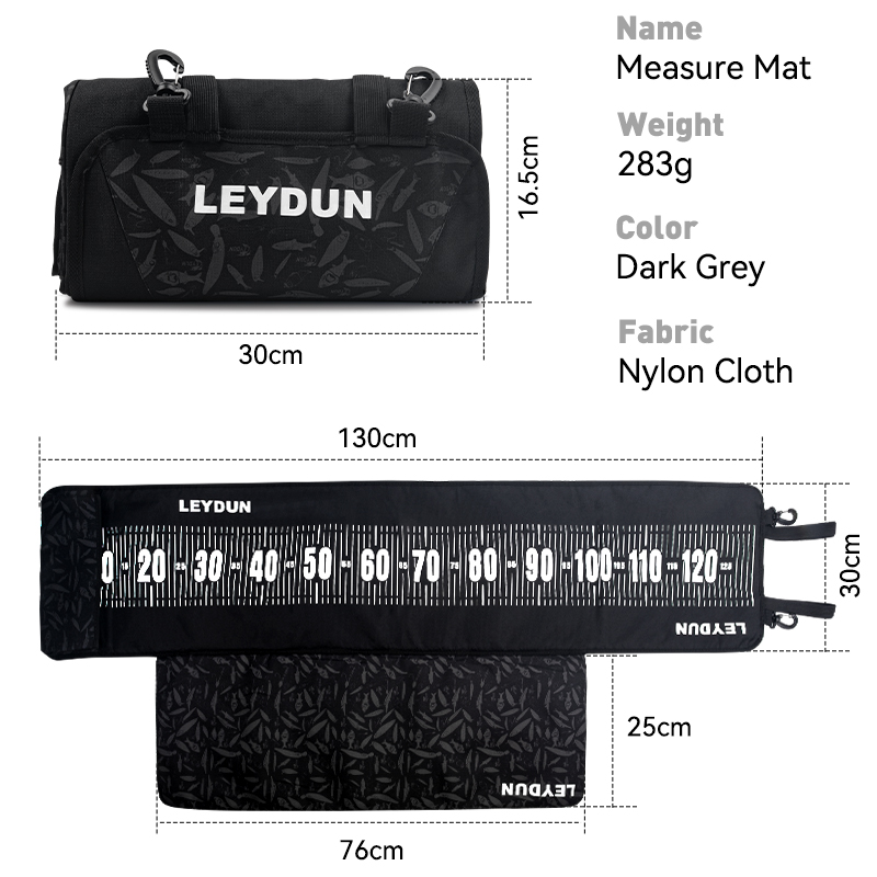 LEYDUN alas ukur ikan 125cm al - Fish Finder Gps ulasan dan harga