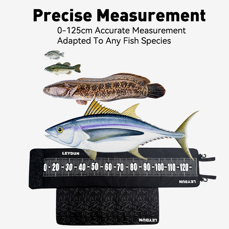 LEYDUN alas ukur ikan 125cm al - Fish Finder Gps ulasan dan harga